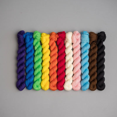 "Progressive Pride Flag" 4ply Mini set