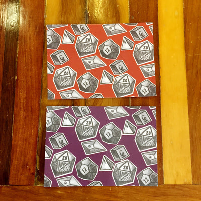 Gaming Postcard: Dice