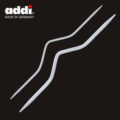 two silver cable needs perfect for cable knitting thin cable needle thick cable needle