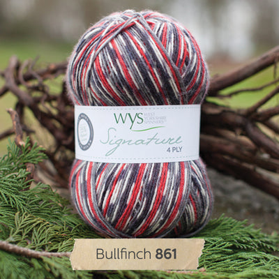 red white black grey west yorkshire spinners signature 4 ply sock 100g british wool