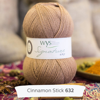 beige west yorkshire spinners signature 4 ply sock 100g british wool