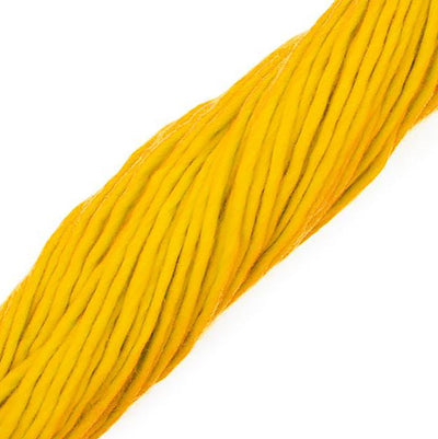 mustard yellow chunky yarn hand wash merino for knitting crocheting and weaving