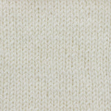 knitted swatch of white cream 4ply yarn wool and silk 