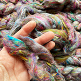 "Dewflower" Sari Silk Recycled blended braid