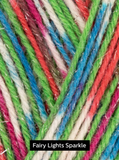 close photo of red blue green white pink west yorkshire spinners 4 ply sock yarn