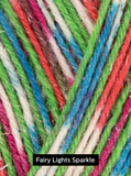 close photo of red blue green white pink west yorkshire spinners 4 ply sock yarn 