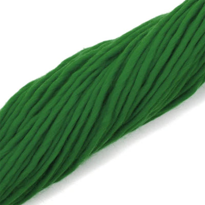 dark green chunky yarn hand wash merino for knitting crocheting and weaving