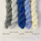 grey white blue light blue skeins west yorkshire spinners sock 4 ply