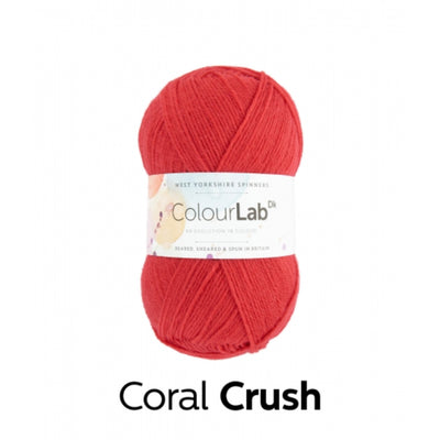 bright red 100g ball of double knit dk  weight yarn for knitting weaving or crochet machine washable