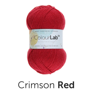 red 100g ball of double knit dk  weight yarn for knitting weaving or crochet machine washable