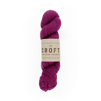 purple pink aran weight skein machine washable for knitting crocheting and weaving