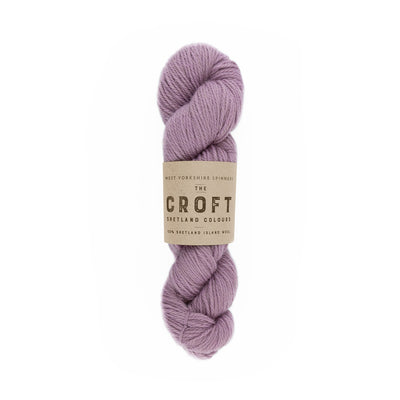 lilac purple pink aran weight skein machine washable for knitting crocheting and weaving