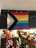 Modular Progressive Pride Flag :: Knitting Pattern by Kim Smith