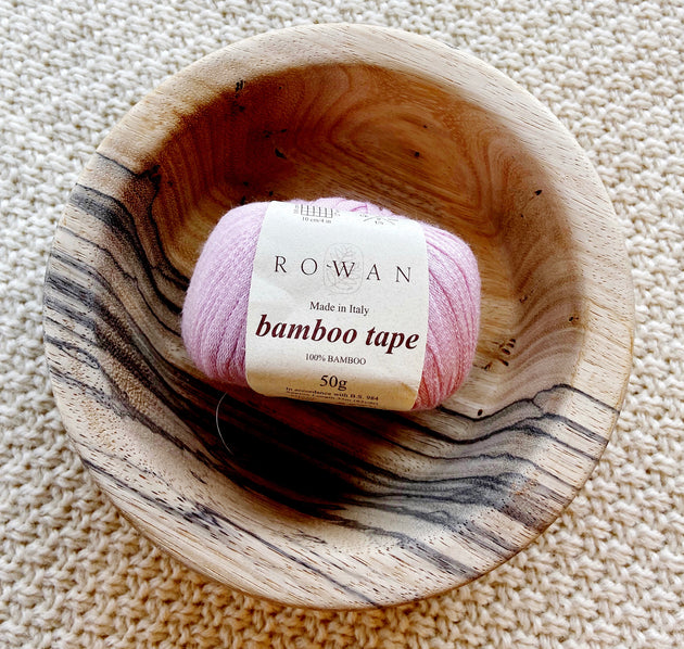 a ball of pink bamboo yarn 50g ball
