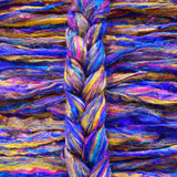 "Jumble" Sari Silk Recycled blended braid