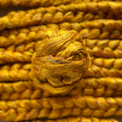 "Honeycomb" Sari Silk Recycled blended braid