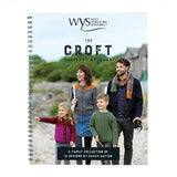 west yorkshire spinners book with a family on the front wearing knitted clothes 