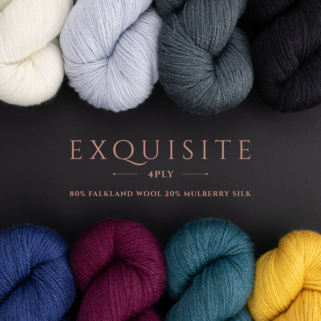 "Noir" Exquisite 4ply