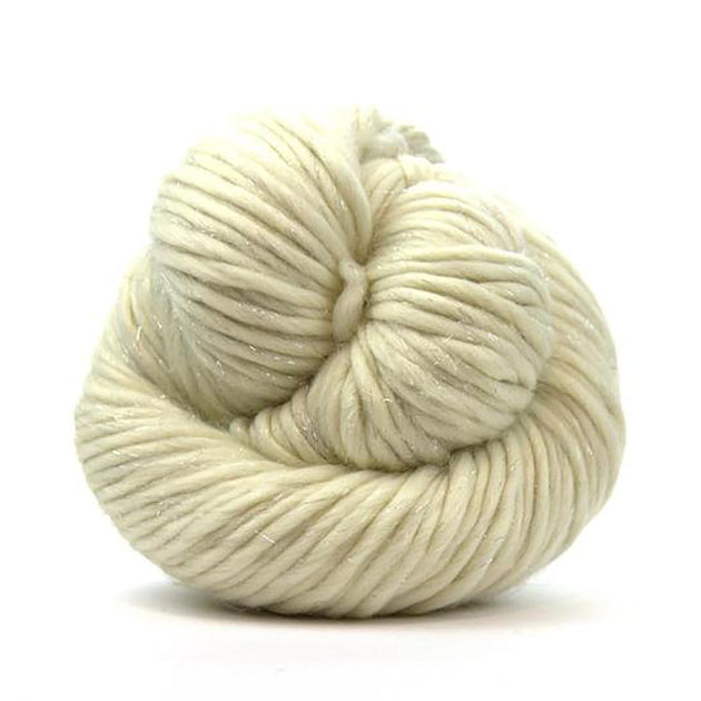 a ball of chunky weight cream yarn 200g ball for knitting crochet and weaving